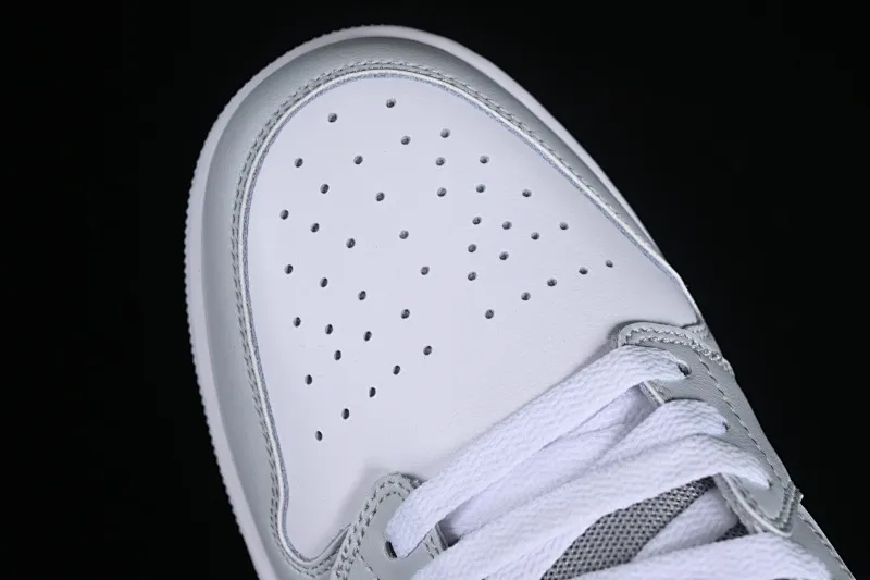 All categories Air Jordan Jordan series basketball shoes Air Jordan 1 Low Air Jordan 1 Low AJ1 Joe 1 white gray low-top cultural and leisure sports sneakers DC0774-106